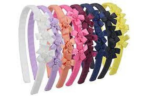 Multicolour  Wonderful Fashionable Thin Flexible Elastic Soft Plastic Fancy Hair Band