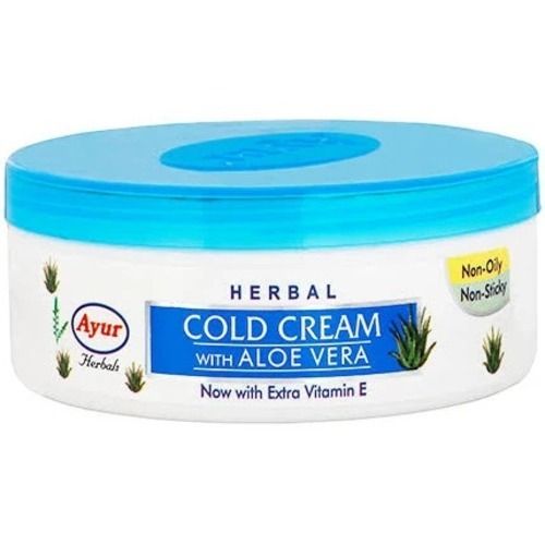 200 Gram Packaging Size Non Oily Ayur Herbal Aloe Vera Cold Cream