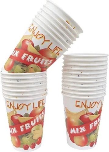 Green 200 Ml Storage Eco Friendly Printed Disposable Paper Cups