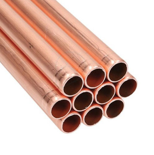 Reddish Brown 4 Meter 3 Mm Thick Corrosion Resistant And Durable Seamless Copper Pipes