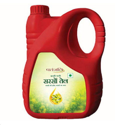 5 लीटर फूड ग्रेड रिफाइंड शुद्ध और प्राकृतिक रूप से उगाया जाने वाला सरसों का खाना पकाने का तेल