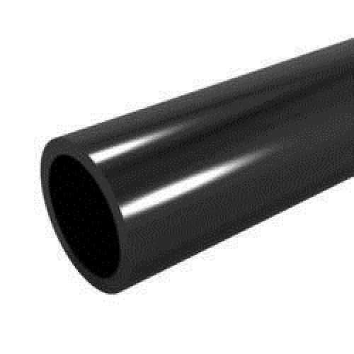 Black Color Round Pvc Rolled Pipe For Industrial Use Application: Construction