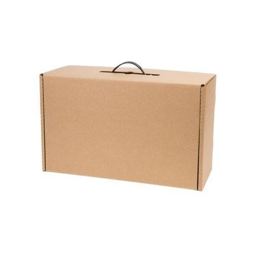 Brown Plain Corrugated Packing Plain Box For Packaging Use