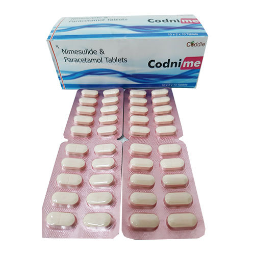 CODNIME Nimesulide 100 MG And Paracetamol 325 MG Tablets, 20x10 Blister