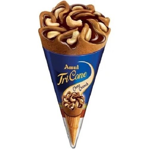 Creamy And Delicious Choco Flavoured Chocolate Ice Cream Cone