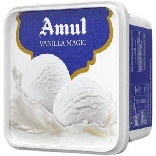 Creamy And Delicious Taste Amul Vanilla Flavored Ice Cream