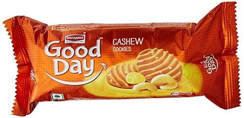 Delicious Nutty Taste Crunchy Britannia Good Day Biscuit Cashew Cookies, 100g