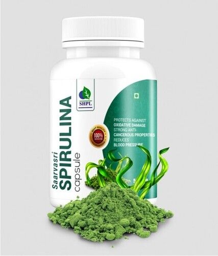 All Available Pack Of 100 Gram Saarvasri Spirulina Capsules