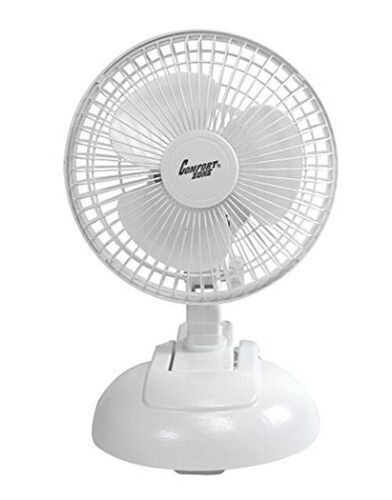 Quiet Portable Indoor 2-speed With Clip And Fully Adjustable Tilt Comfort Zone Desk Fan