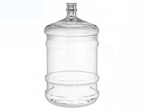 20 Liters Storage Capacity Round Transparent Plastic Water Bottle 