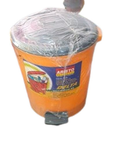 6 Liter Capacity Pedal Type Pvc Plastic Plain Dustbin