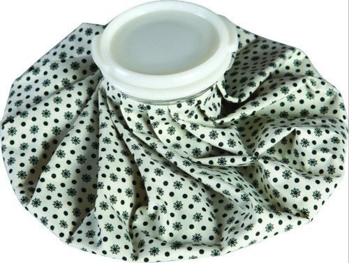 Black And White Printed Pattern 7 Inch Size 110 Gram Weight Cotton Ice Bag