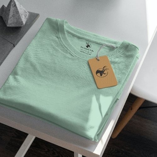 Online Ups Cotton T Shirt For Casual Wear Occasion, Short Sleeve And Printed Pattern