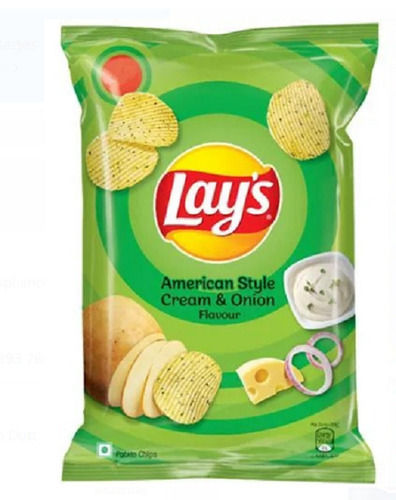 Metal Food Grade Fried Spicy Cream And Onion Flavor Lays Potato Chips 