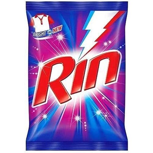 व्हाइटर ब्राइटर शाइनी क्लॉथ दें और पीलापन हटाने वाला रिन डिटर्जेंट पाउडर दें