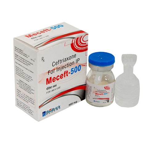 MECEFT-500 Ceftriaxone Antibiotic Injection