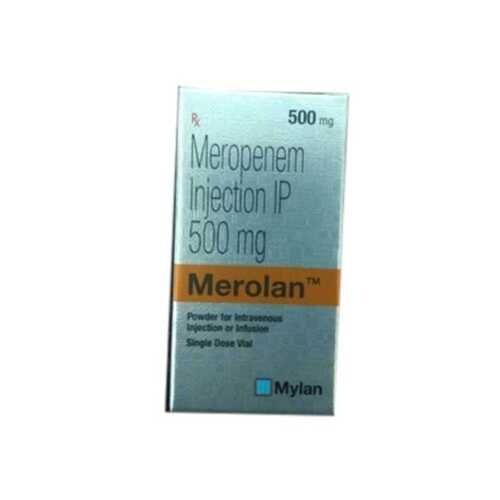 Brown Meropenem Injection 500 Mg Merolan