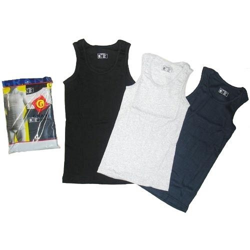 Multi Colored Machine Made Mens Plain Cotton Vests