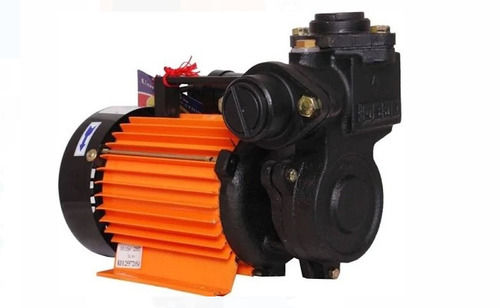 Black And Orange Single Phase 100 Watts Extruded Aluminum Water Pump Motor