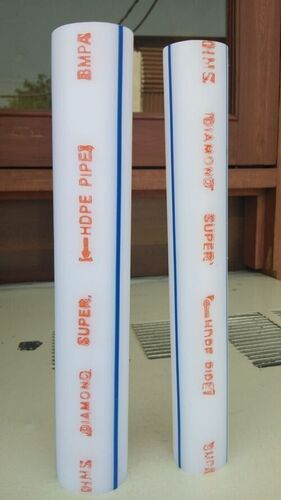  व्हाइट स्टर्डी कंस्ट्रक्शन लॉन्ग लाइफ स्पैन लीक रेसिस्टेंस राउंड एचडीपीई प्लास्टिक पाइप 