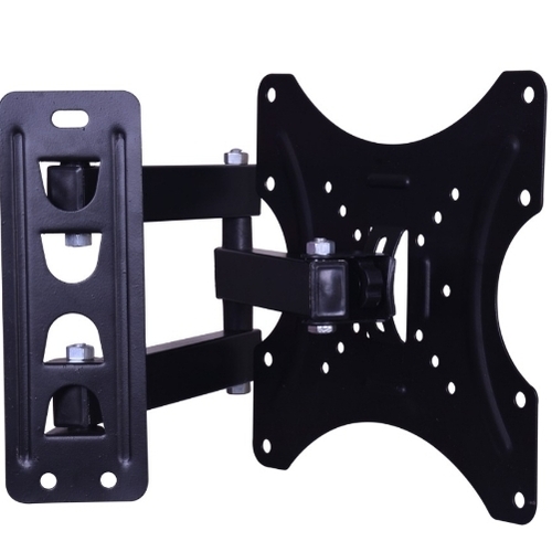 Wall Hanging Television Tv Stand, Color Coated And Black Color, Rectangular Shape