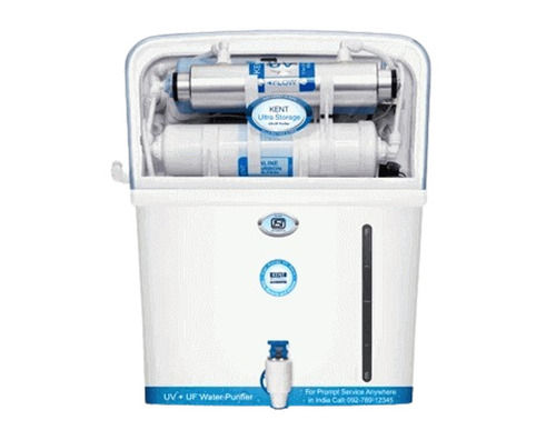 White Abs Plastic Capacity 10 Liter Wall Mounted 4 Stage Kent Ro Water Purifier