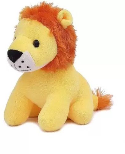 Yellow And Brown Light Weight Baby Lion Stuffed Toy For Kids