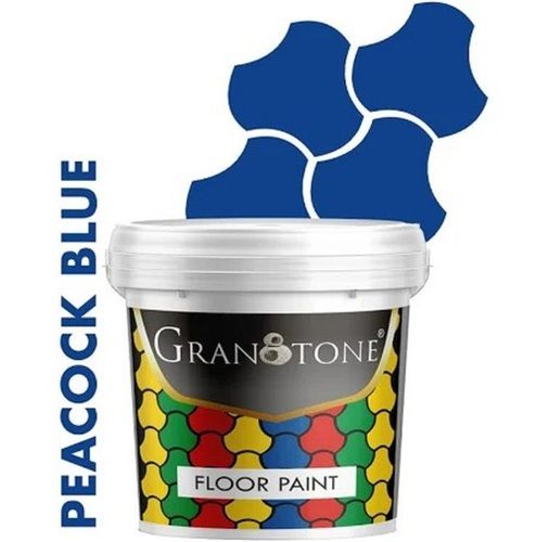 1 Liter 100% Pure Metallic Liquid White High Gloss Epoxy Peacock Blue Granotone Floor Paint