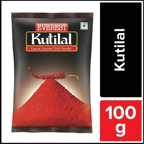 Multicolour 100 Grams Pack Size Food Grade Red Everest Kutilal Chilli Powder