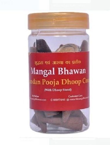 200 Gram 1.5 Inch Eco Friendly Chandan Fragrance Dhoop Cone