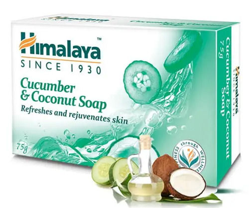 Different Available 75 Grams Middle Form Himalaya Cucumber And Coconut Soap