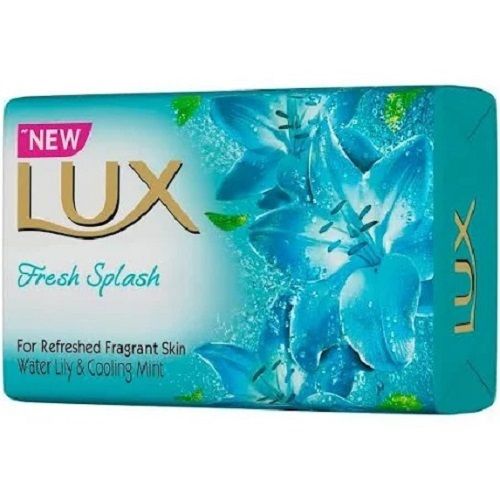 Blue Rectangular Low Foam Refresh Fragrant Skin Lux Soap
