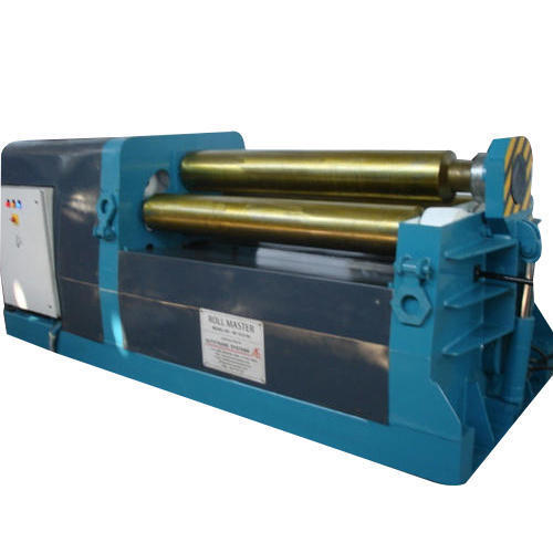 Durable And High Efficiency Blue Electrical Automatic Plate Rolling Machine