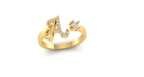 Stainless Steel Personalized Two Finger Letter Men Rings Custom Name Women Rings  Jewelry Fine Gift Anel Masculino Aço Inoxidável - AliExpress