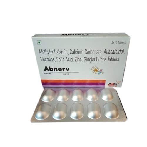 Methylcobalamin Calcium Carbonate Alfacalcidol Vitamins Folic Acid Zinc Gingko Biloba Tablet