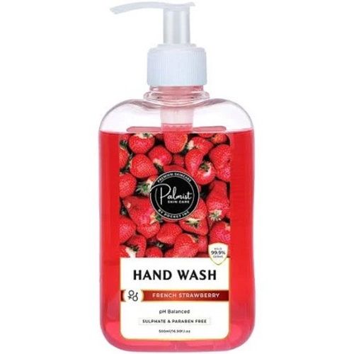 Pack Of 500 Ml Pink Germ Protection French Strawberry Hand Wash Gel