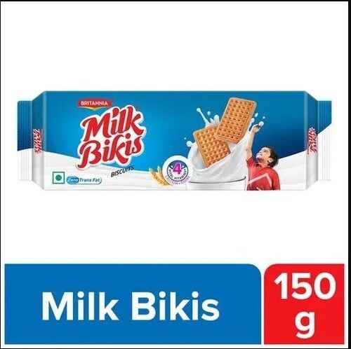 Packaging Size 150 Gram Rectangular Sweet Taste Milk Britannia Biscuits