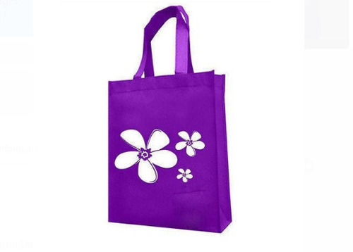 Printed Non Woven Loop Handle Capacity 10 Kg Purple Non Woven Bags Generic Drugs