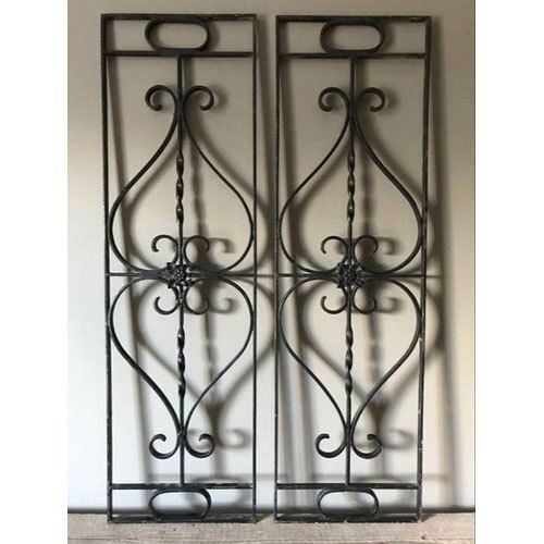 Rot Proof Rust Resistant Antique Black Iron Gate