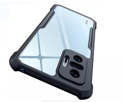 Shock Resistance Rubber Rectangular Redmi Black Mobile Cover - Rubber Material, Bar Design, Black Color | Durable, Lightweight, Shock Absorbing Protection