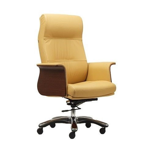 Stylish And Designer Leather High Back Swivel Boss Office Chair For Long Hours Sitting