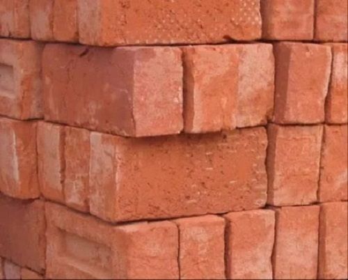 9x4x3 Inches Size 60 Mm Thick Rectangular Red Clay Bricks