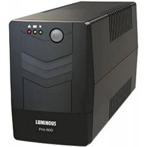 Black Rectangular 360 Watt Power 140 Volt Luminous Ups