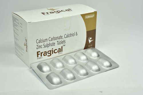 Calcium Carbonate, Calcitriol & Zinc,Sulphate ,Fragical Tablets General Medicines