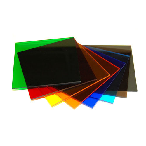 Multicolor Acrylic Plastic Sheet - 385 x 360 x 324mm, 3mm Thickness, Scratch Proof and Durable, Plain Design with Surface Hardness