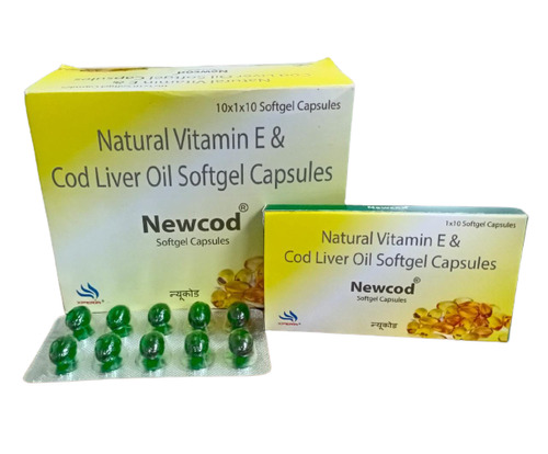 Natural Vitamin E And Cod Liver Oil Softgel Capsule Prescription at ...