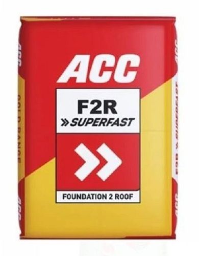 Pack Of 50 Kilograms Pozzolana Portland Grade Acc F2r Superfast Cement