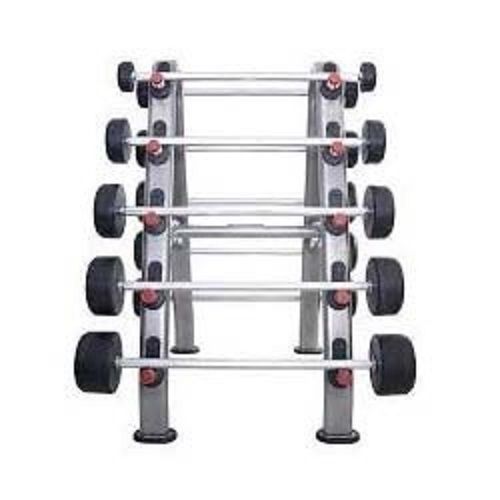 Robust Compact Gym Gear Single Sided Barbell Storage Rack 5 Bars Application: Tone Up Muscle