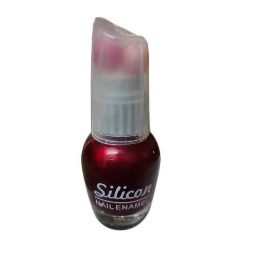 Safe And Chemical Free Highly Pigmented Shimmer Glossy Maroon Nail Polish 