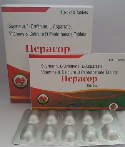 Silymarin, L-ornithine, L-aspartate, Vitamins And Calcium D Pantothenate, Hepacop Tablets